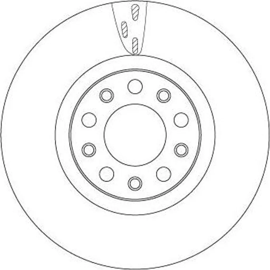 Disque de frein TRW DF6590S OE 50532930 haute performance pour Giulia
