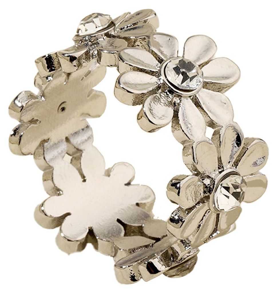 Runder Metall-Schalclip mit Blumenmuster für Damen, ideal zum Verschließen von Schals, T-Shirts, Krawatten und Schals. Auch als Accessoire für K...