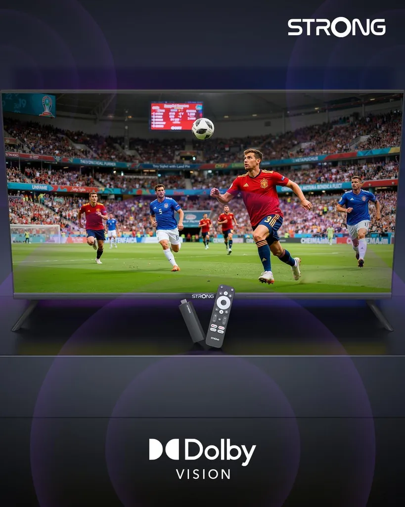 STRONG Leap-UNA Android TV Streaming Stick 4K UHD avec Google TV Intégré - 4