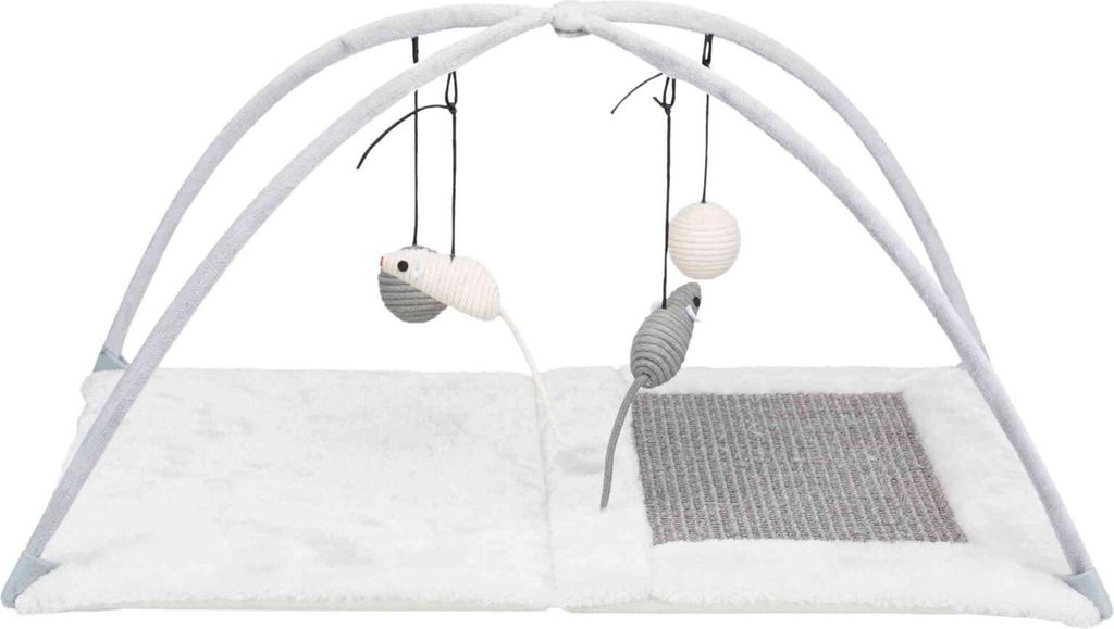 TRIXIE Kratzmatte - grau/lichtgrau - 60 × 33 × 42 cm Produktbild 