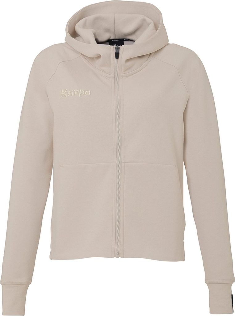 Kempa STMNT Kapuzenjacke Damen, beige, XL