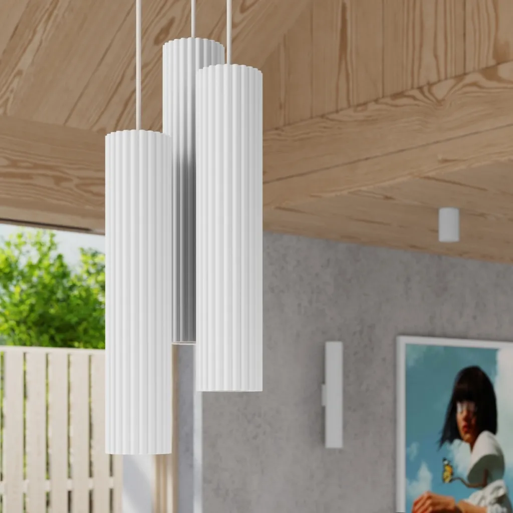 Applique murale double diffusion blanche en aluminium KARBON 30cm - 11