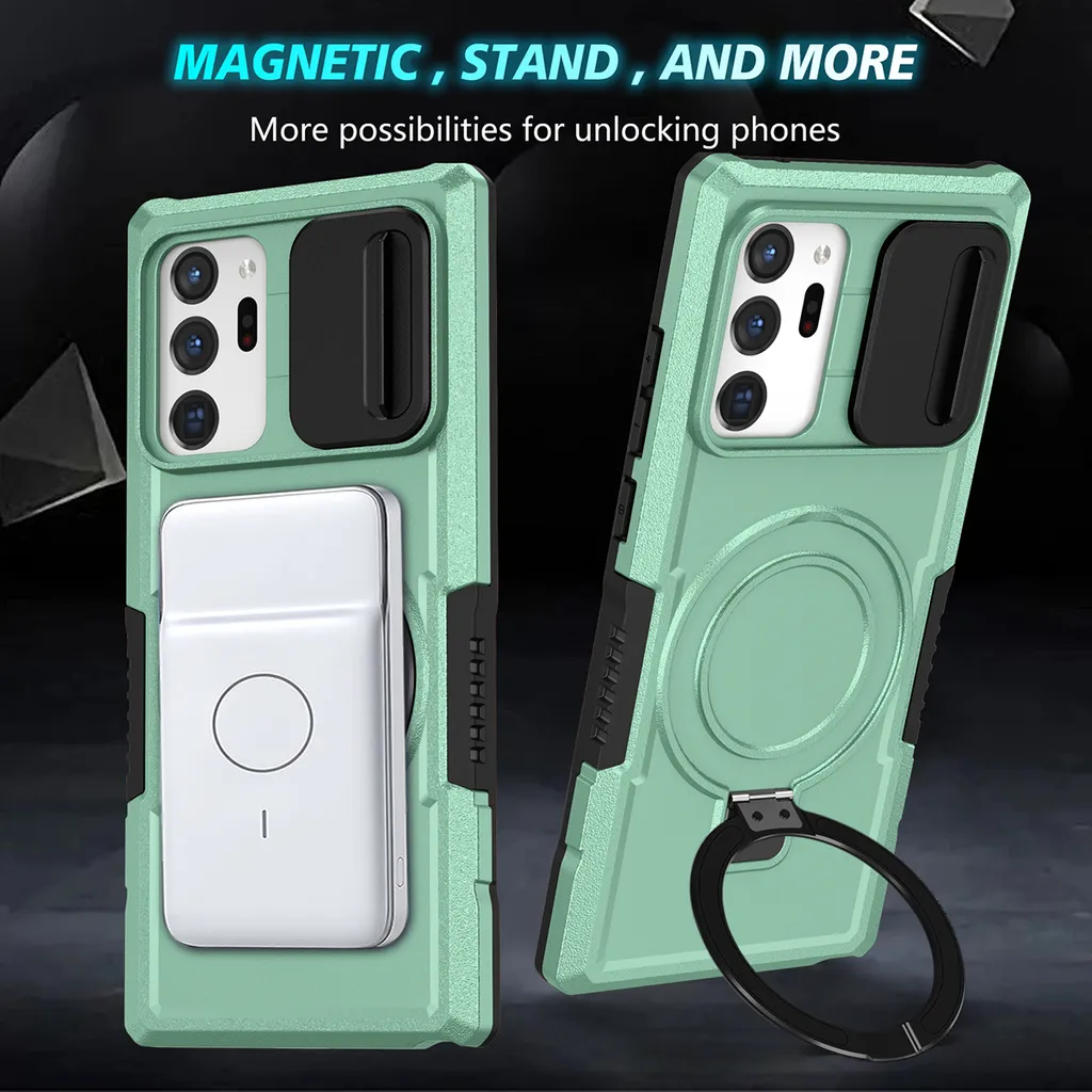 Cover Verde Trasparente Note 20 Ultra MagSafe - Stile e Protezione - 4