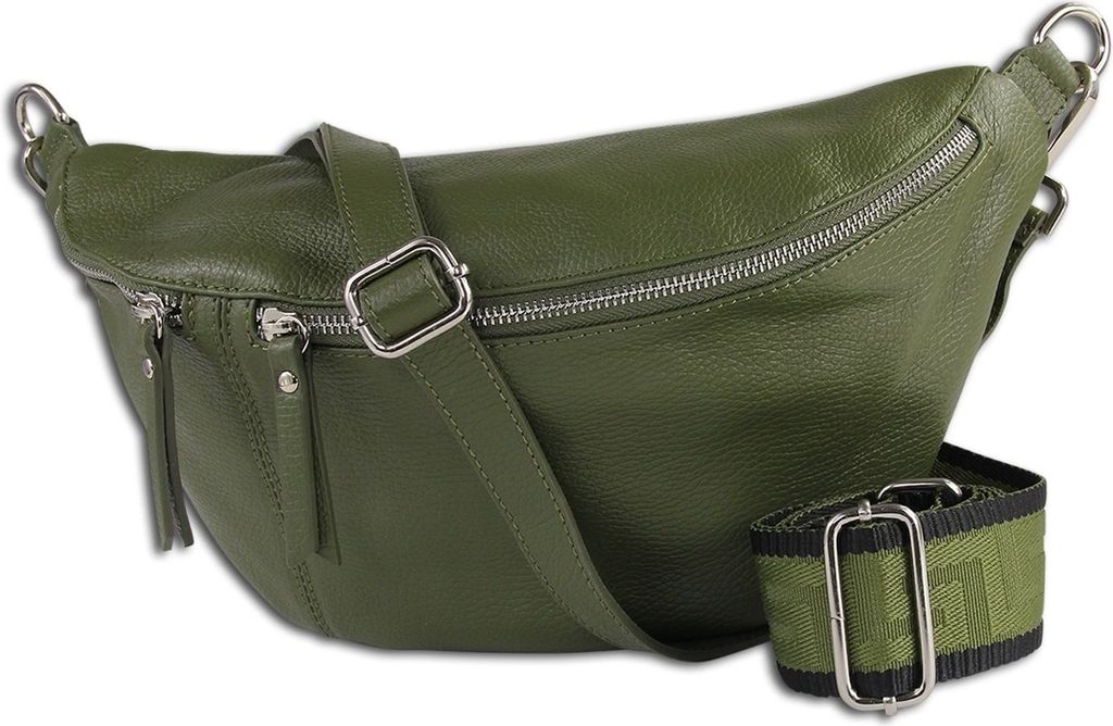 Toscanto Crossbody Bags Gürteltasche blau Leder OTT821BG