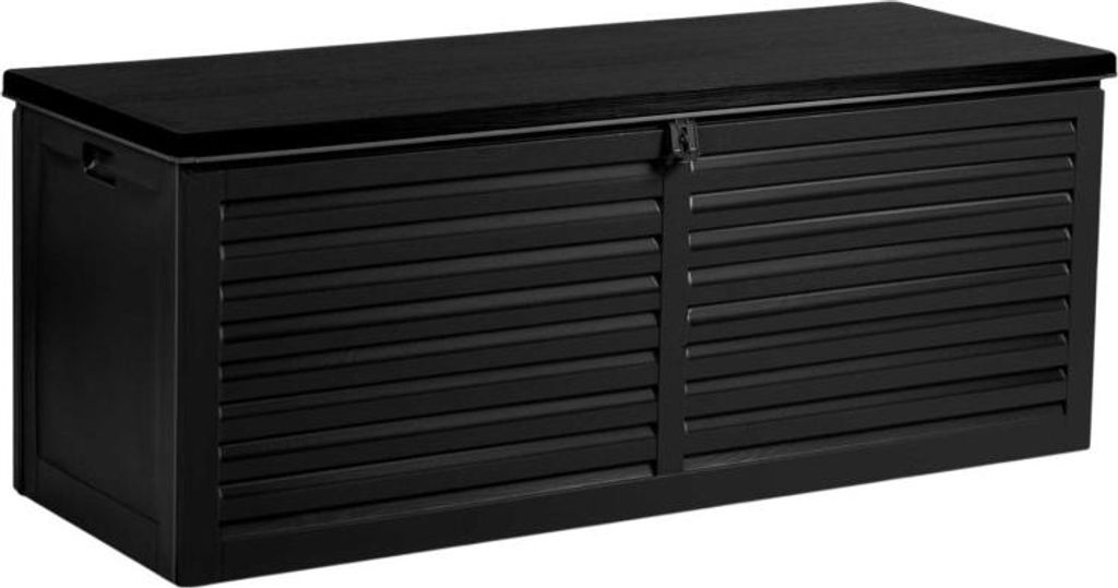 Gartenkasten 143,5 x 57 x 53,5 cm 390 Liter schwarz Produktbild 