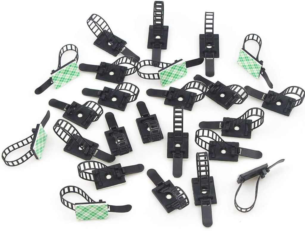 Verstellbare Kabelhalter, 50 Stück Kabelclips Verstellbare Obrázek produktu 2