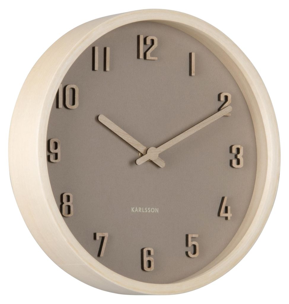 WANDUHR Nervadura - Braun - 22/22/ cm