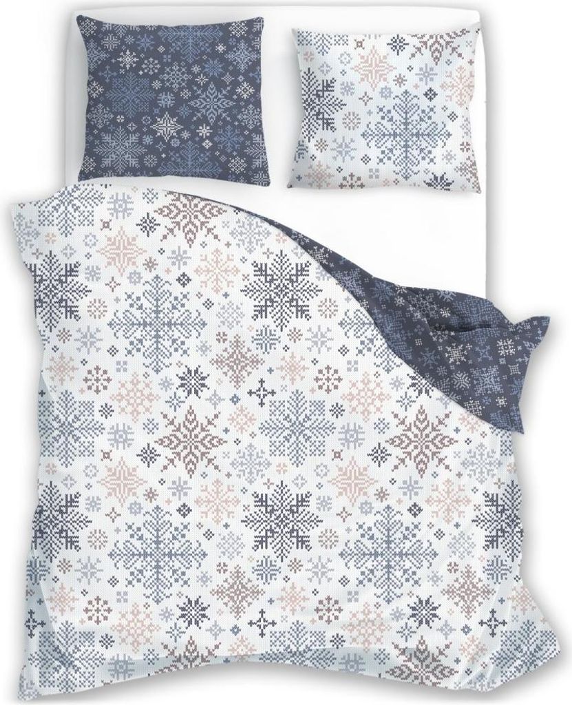 Bettwäsche, Baumwollbettwäsche, Weihnachten Scandic 140x200 Produktbild 