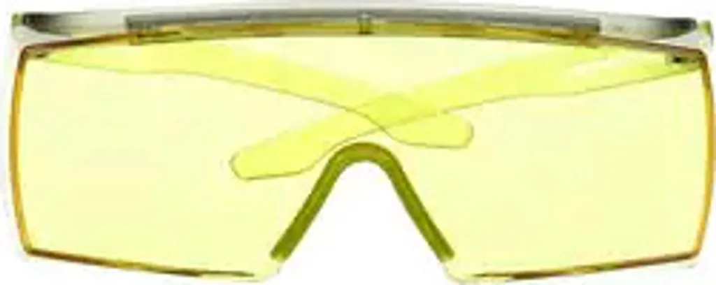 Lunettes de protection de chantier 3M SecureFit 3700 Jaune et Vert