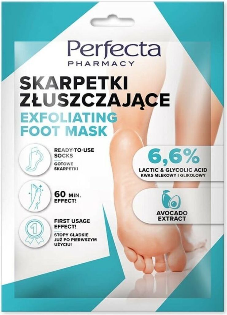 PERFECTA PHARMACY PEELING-SOCKEN Fußpflegemaske 1 Paar Produktbild 
