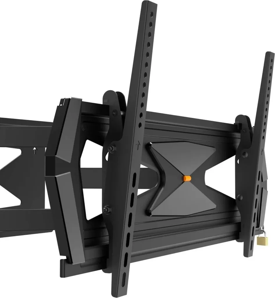 Support TV robuste 80 pouces anti-reflets avec inclinaison réglable - 7