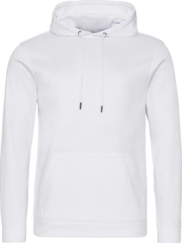 AWDis Uni Polyester Sport Kapuzenpullover PC2634 (3XL) (Arctic Weiß)