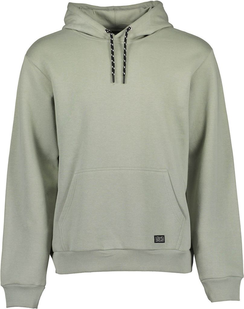 Blue Seven Herren Sweathoody unifarben - Sweatshirt mit Kapuze in Khaki Größe 3XL