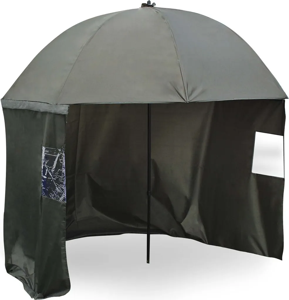 Tente parapluie de pêche pour s'abriter du vent et de la pluie 250 cm XXL