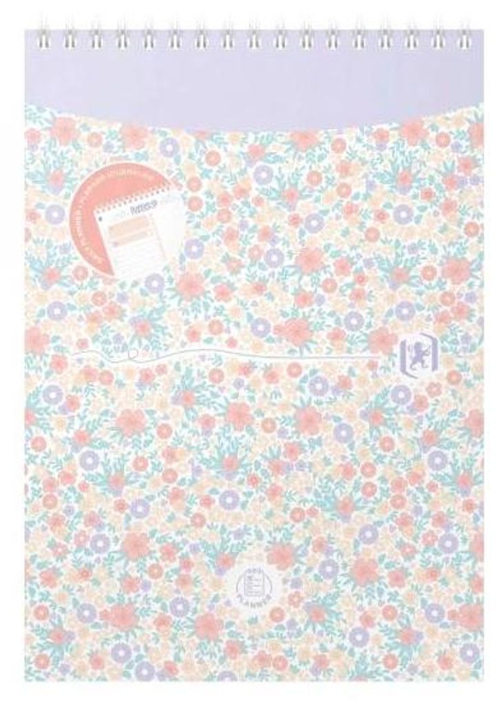 Tagesplaner Oxford Floral A5, 70 Seiten