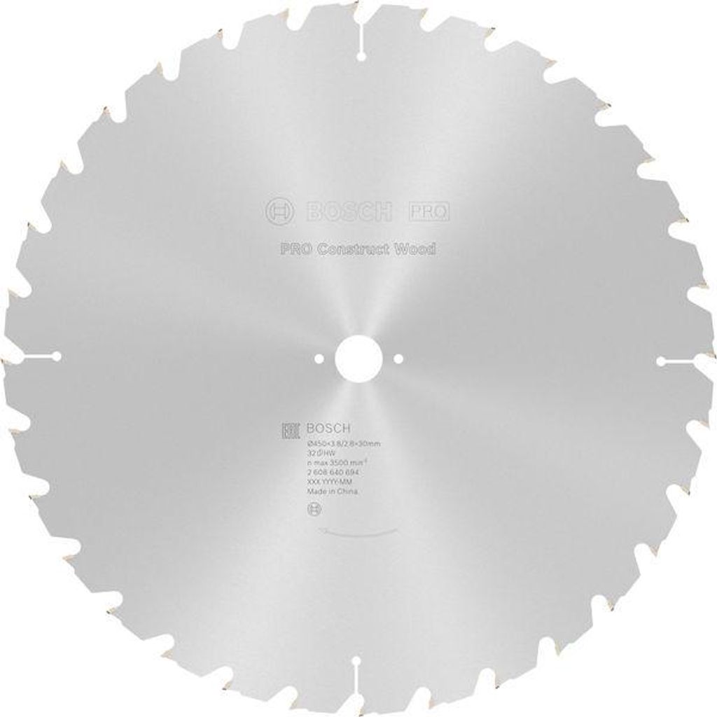 PRO Construct Wood Kreissägeblatt, 450 x 3,8 x 30 mm Produktbild 