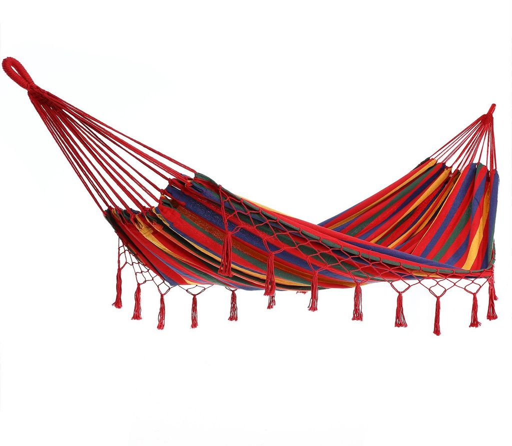 DETEX® Hängematte 2 Personen strapazierfähig Boho-Style Produktbild 