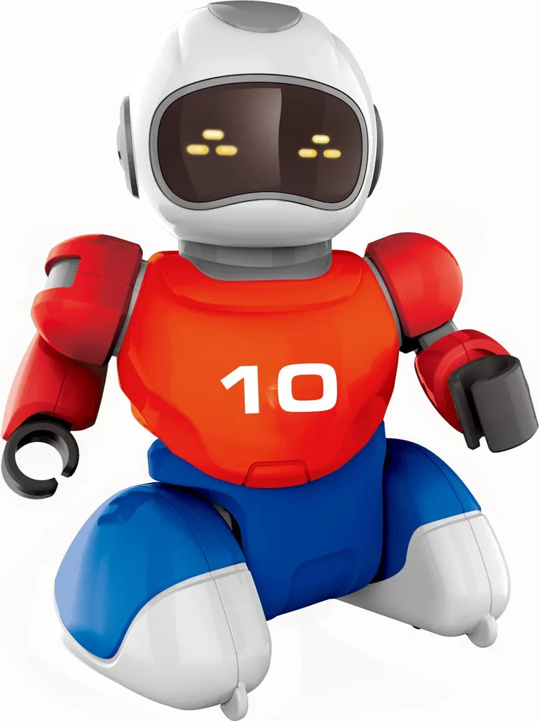 Robot Footballeur avec Balle Télécommandée - Pack de 2 Robots et 2 Buts - 4