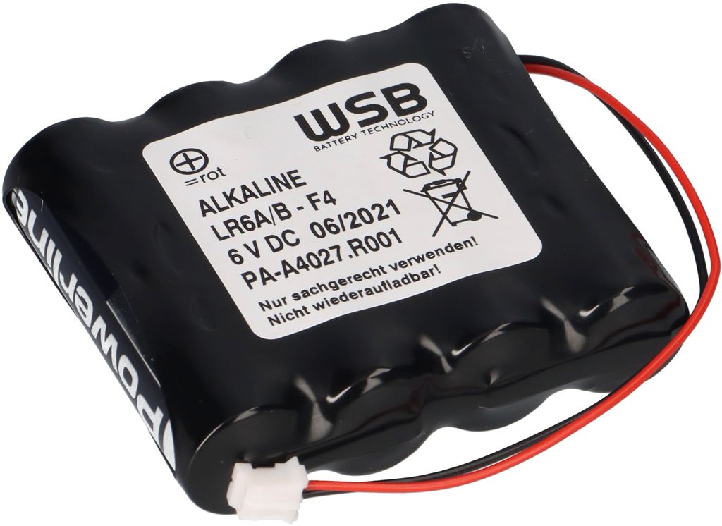 Batteriepack kompatibel Messerschmitt 6VQ-02 6 Volt F4x1 Produktbild 