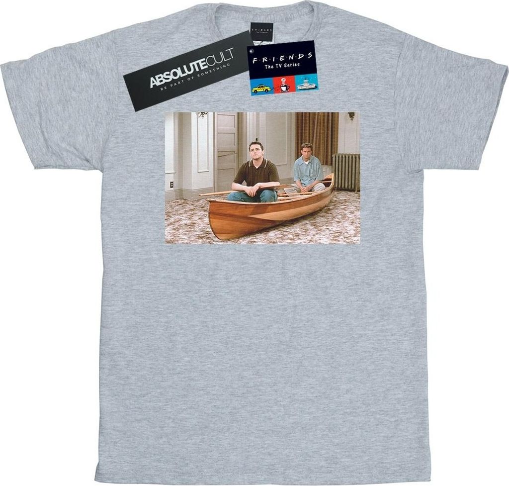 Friends - T-Shirt für Herren BI26082 (XL) (Grau) Produktbild 