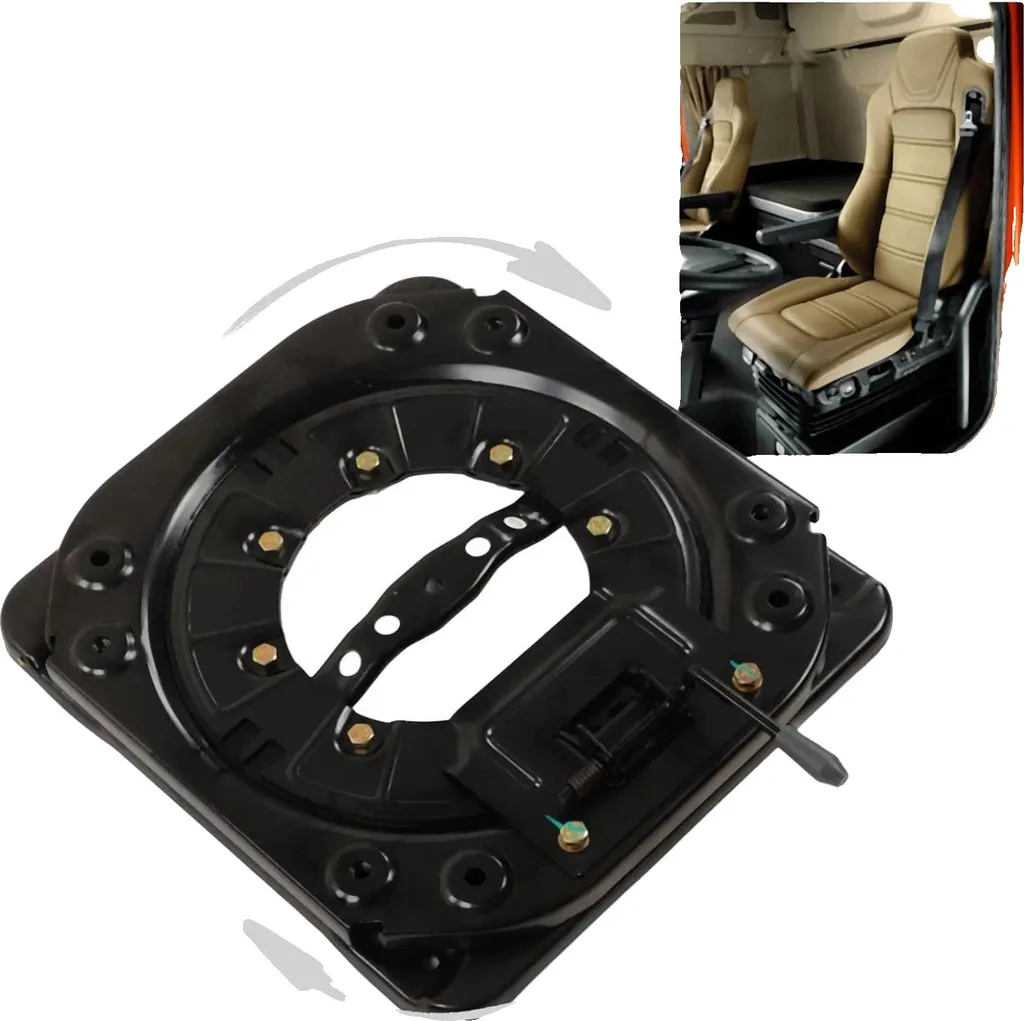 Embase Pivotante de Siège Auto 360° en Acier - Charge Max 130kg RT01