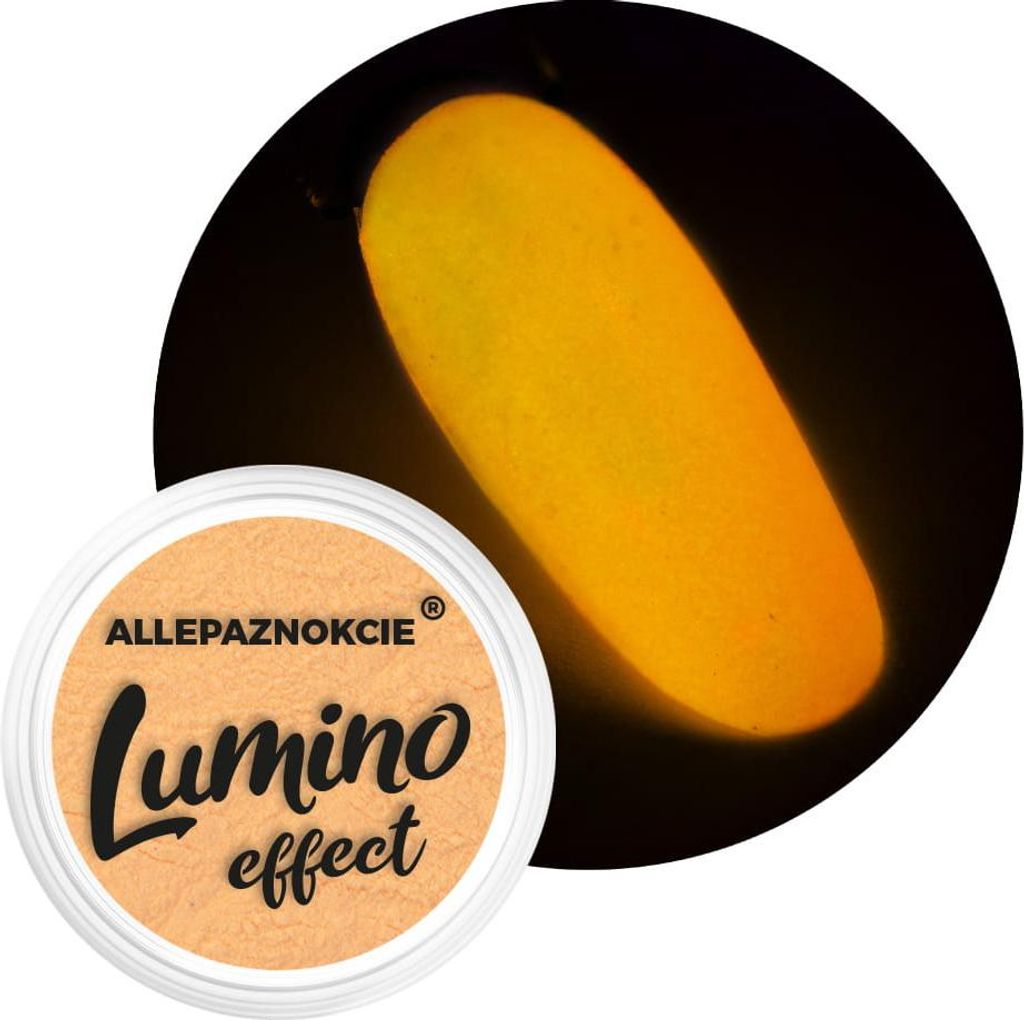 Im Dunkeln leuchtendes Nagelpulver Lumino Effect Allepaznokcie Nr. 5