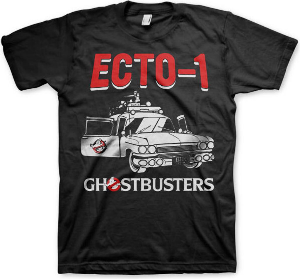 Ghostbusters - Ecto-1 T-Shirt - XX-Large - Black