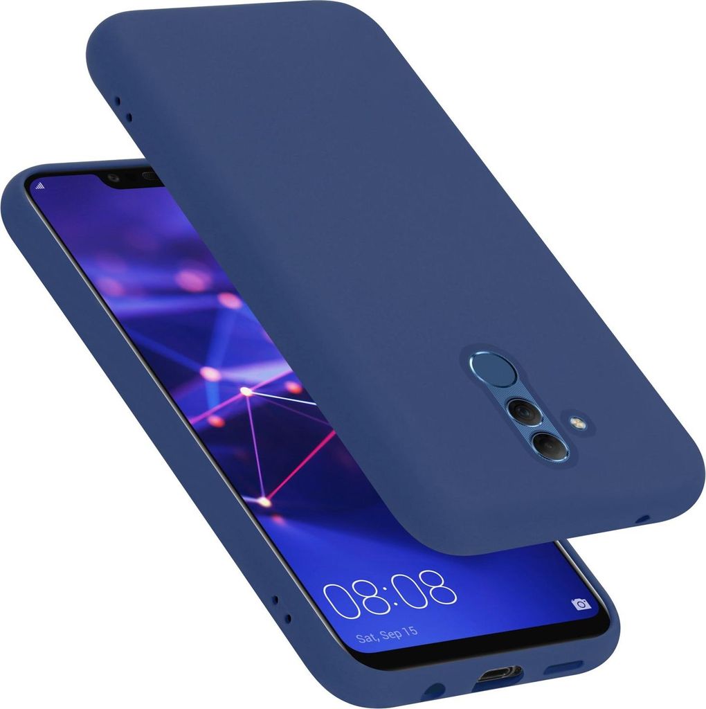 Cadorabo Schutzhülle für Huawei MATE 20 LITE Hülle in Blau Handyhülle Case Cover TPU Etui