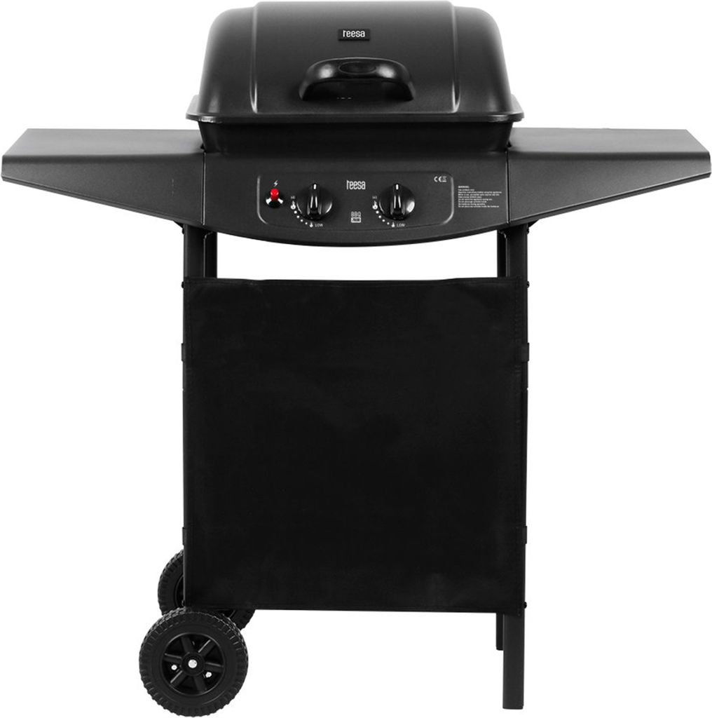 Teesa BBQ 2000 - Grill gazowy z 2 palnikami, TSA0080, Zdjęcie produktu 2