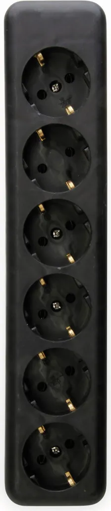 Multiprise 6 prises KOPP noire boîtier vide robuste à monter - 2