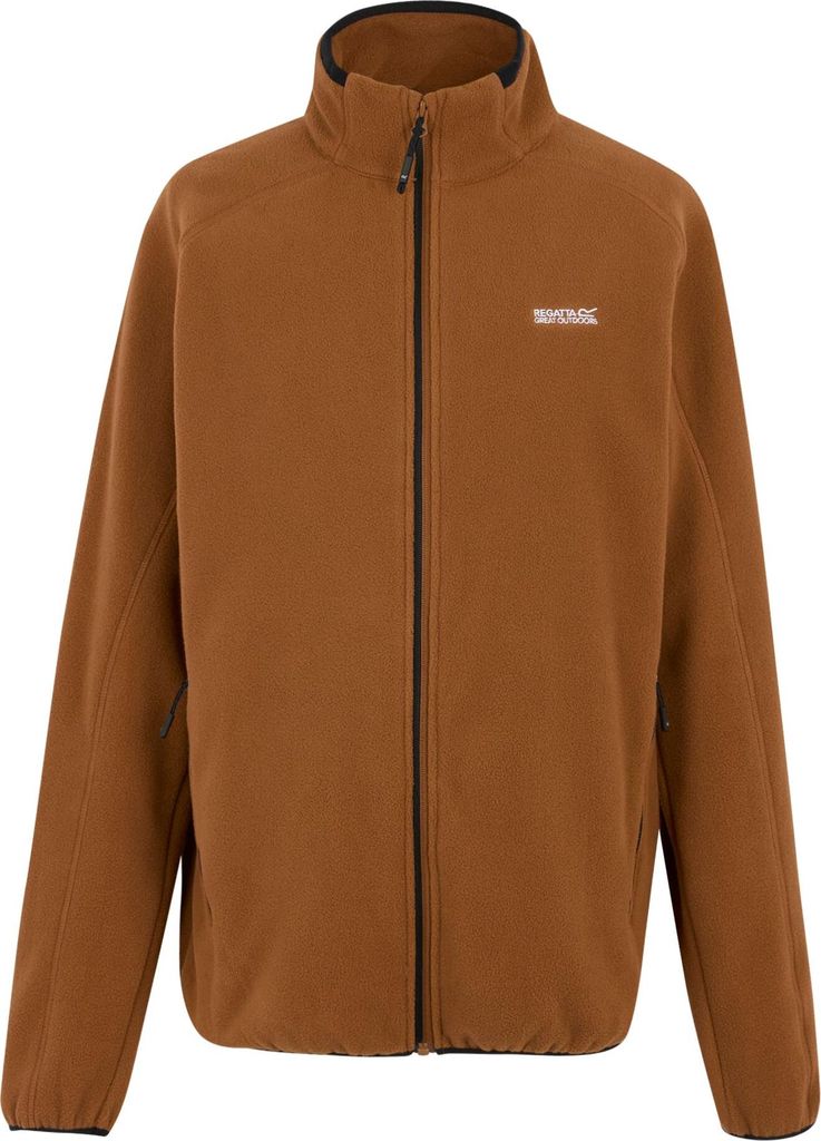 Regatta - "Hadfield" Fleecejacke Durchgehender Reißverschluss für Herren RG7256 (M) (Nussbraun)