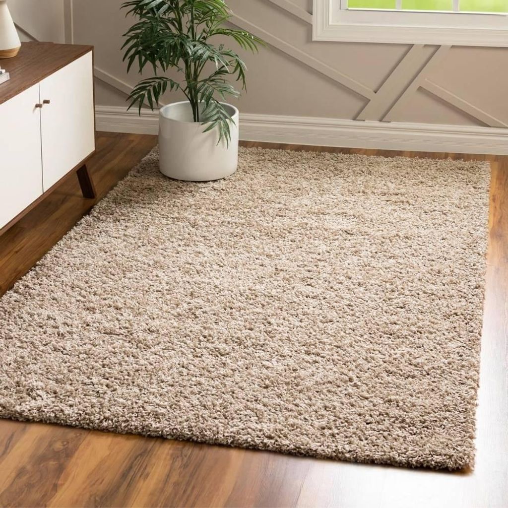 Teppich HIGH-FLOR Rechteckig Braungrau diverse Größen, Maße:150x245cm