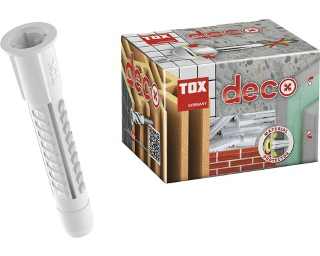 TOX Allzweckdübel Deco 10/66, 6 Stück, 016700081