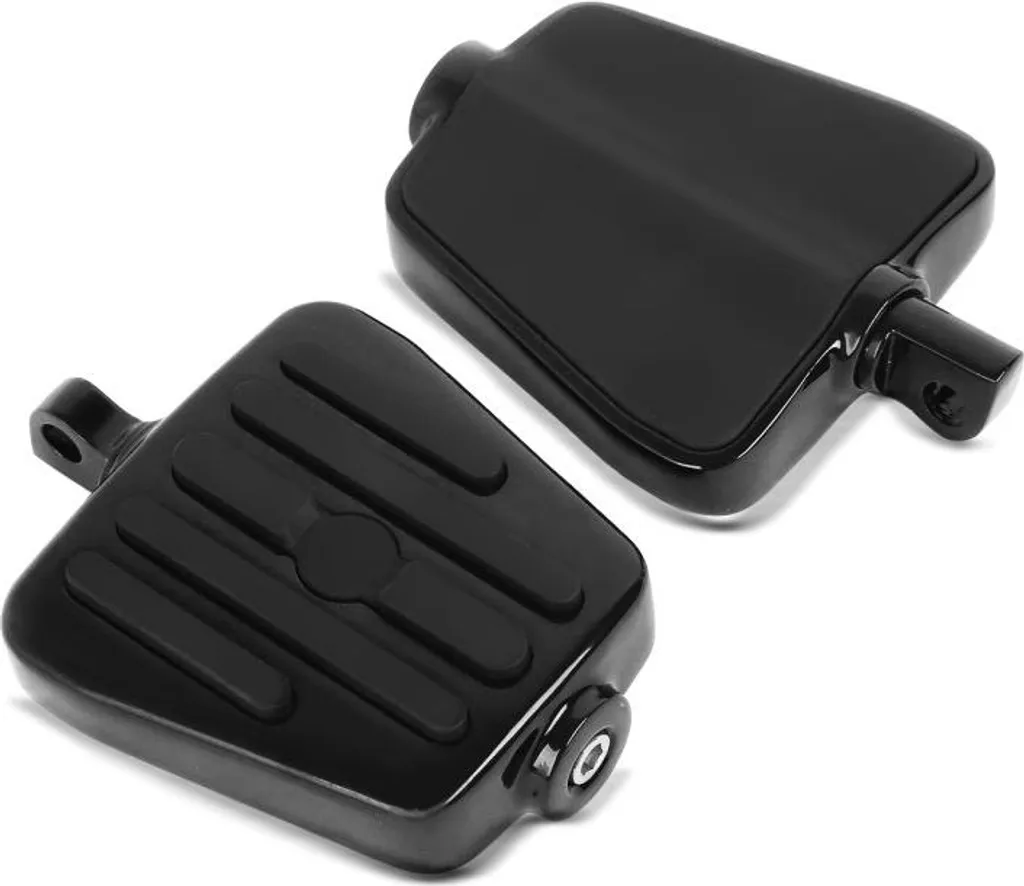 Marchepied noir robuste pour Harley Davidson MT1 - Design antidérapant - 3
