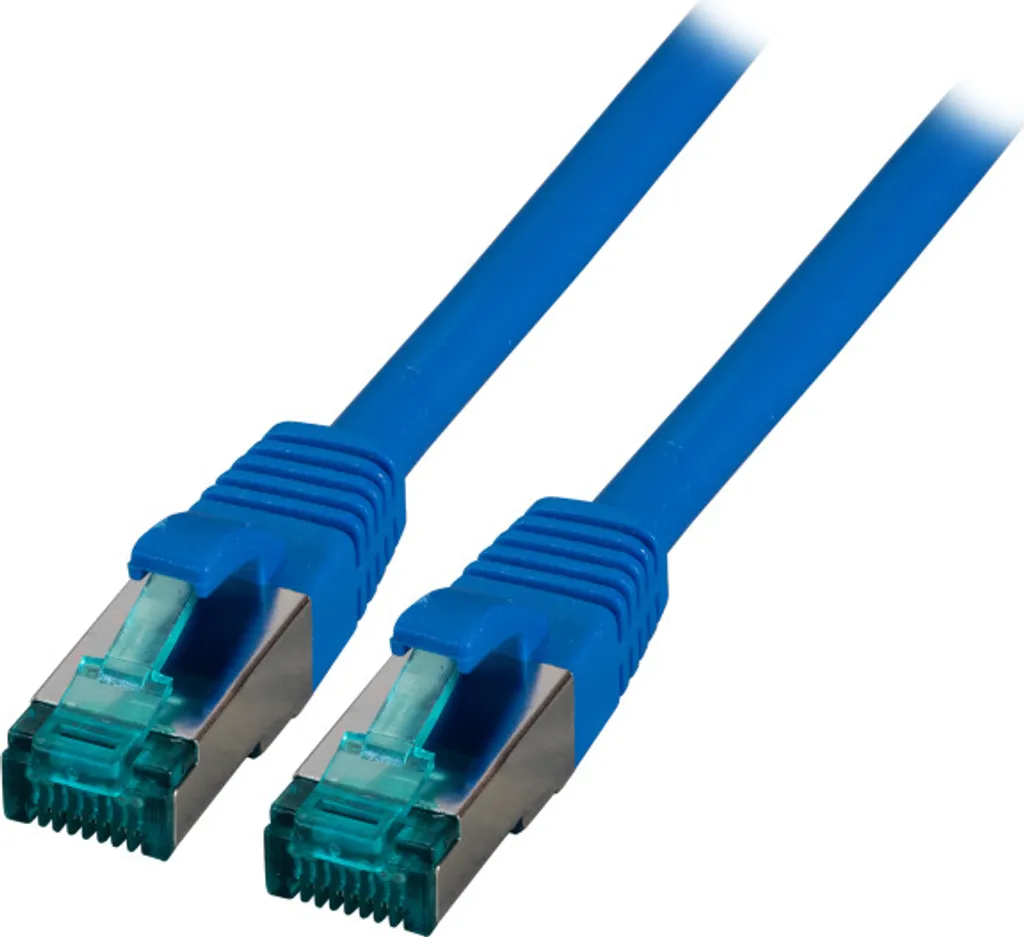 Cavo di Rete EFB MK6001.1,5BL Blu | S/FTP Cat.6A LSZH 1,5m - Top Qualità