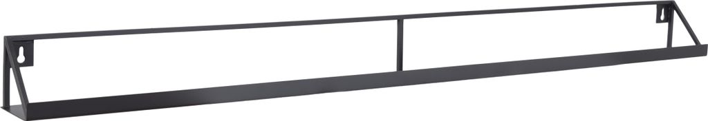 LOFT42 Pictured Wandregal - Metall - Schwarz - 8x110x8 Produktbild 