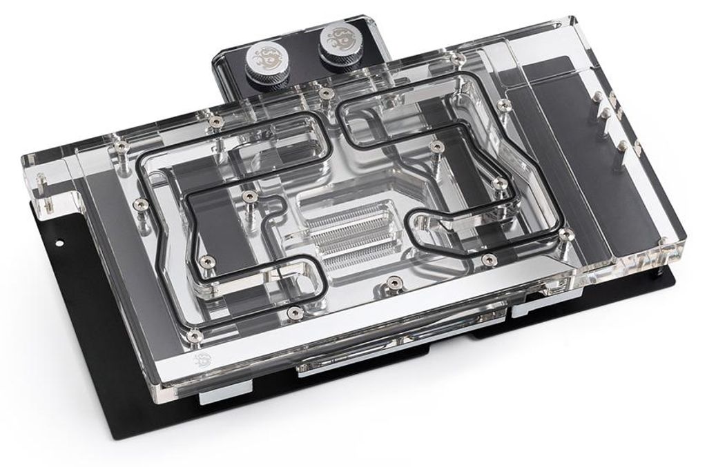 Bitspower Classic VGA, Wasserblock, Schwarz, Silber, Transparent, 3-pin, 1/4", ASUS TUF Gaming GeForce RTX 3070, 144,2 mm