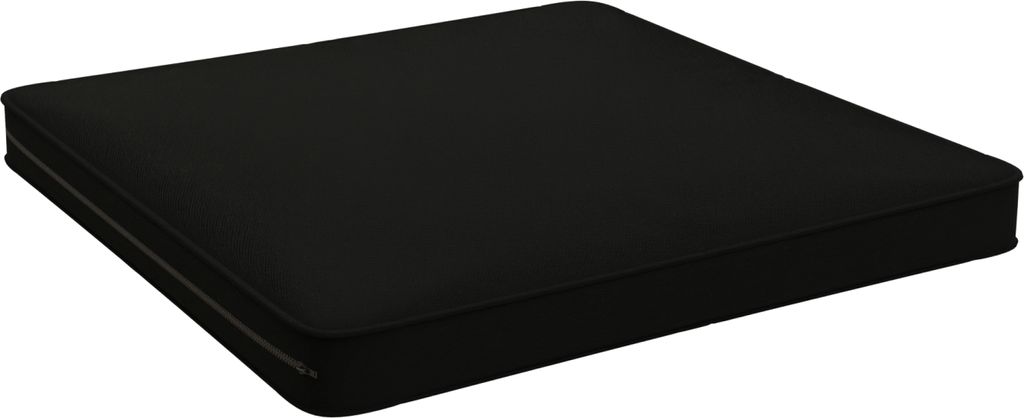 POKAR Loungekissen Sitzauflagen Sitzkissen Sitzpolster, Farbe:Schwarz, Size:Sitzkissen 60x60