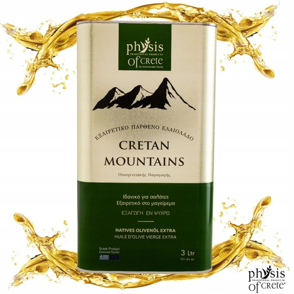 Physis of Crete Olivenöl Extra Vergine Cretan Mountains 3 L