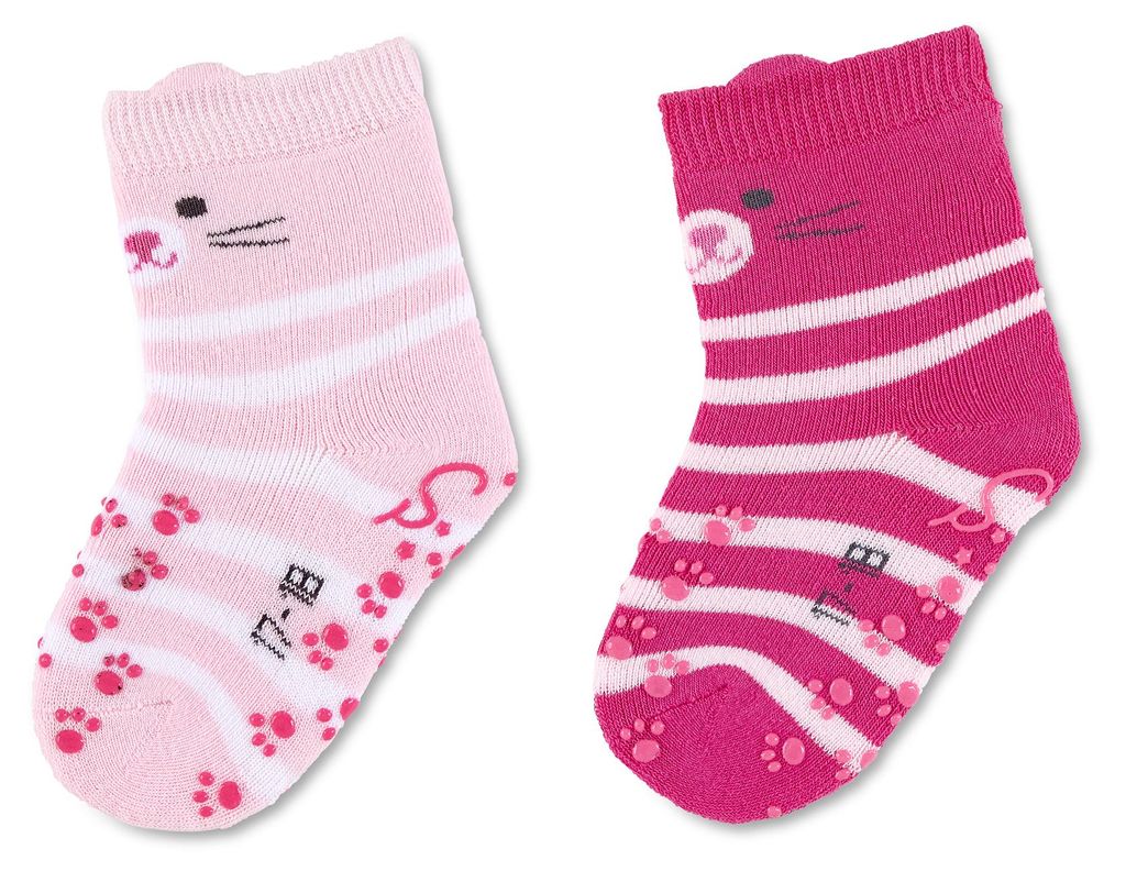 Sterntaler ABS Krabbelsocken 2er-Pack Katze Produktbild 