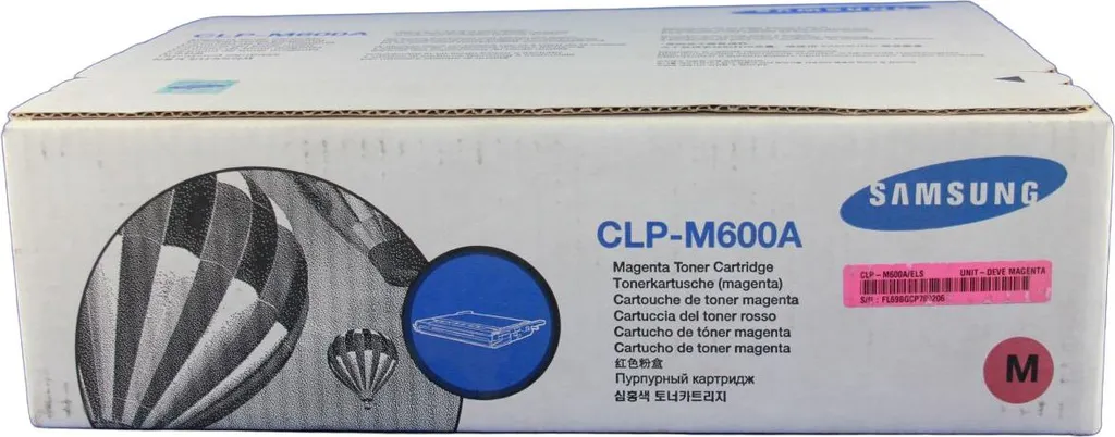 Samsung CLP-M600A toner magenta 4000 pages : éclat et fiabilité laser pro
