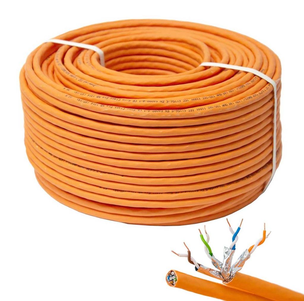 Kabel sieciowy PremiumX 50m CAT 7 Kabel LAN Duplex Kabel do Zdjęcie produktu 