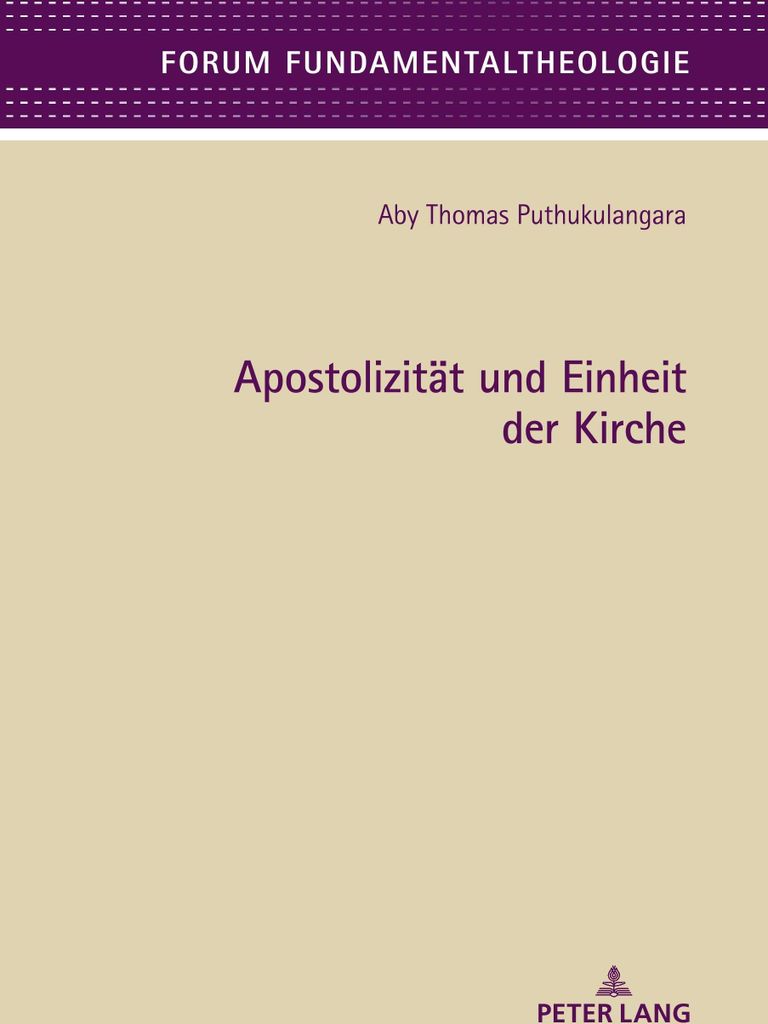 Apostolizität und Einheit der Kirche