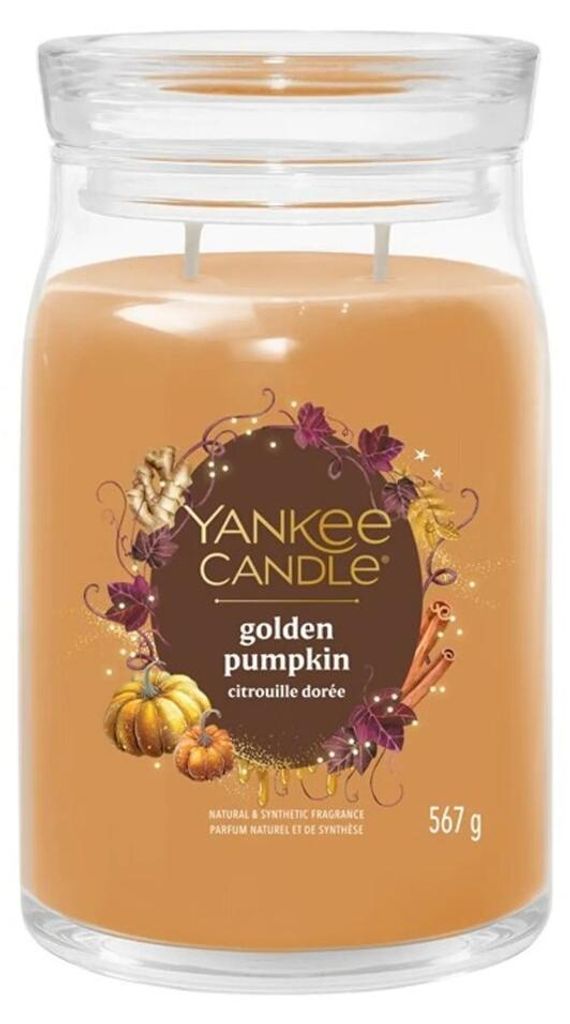 Yankee Candle 2653156E, rotonda, arancione, trasparente, Immagine del prodotto 