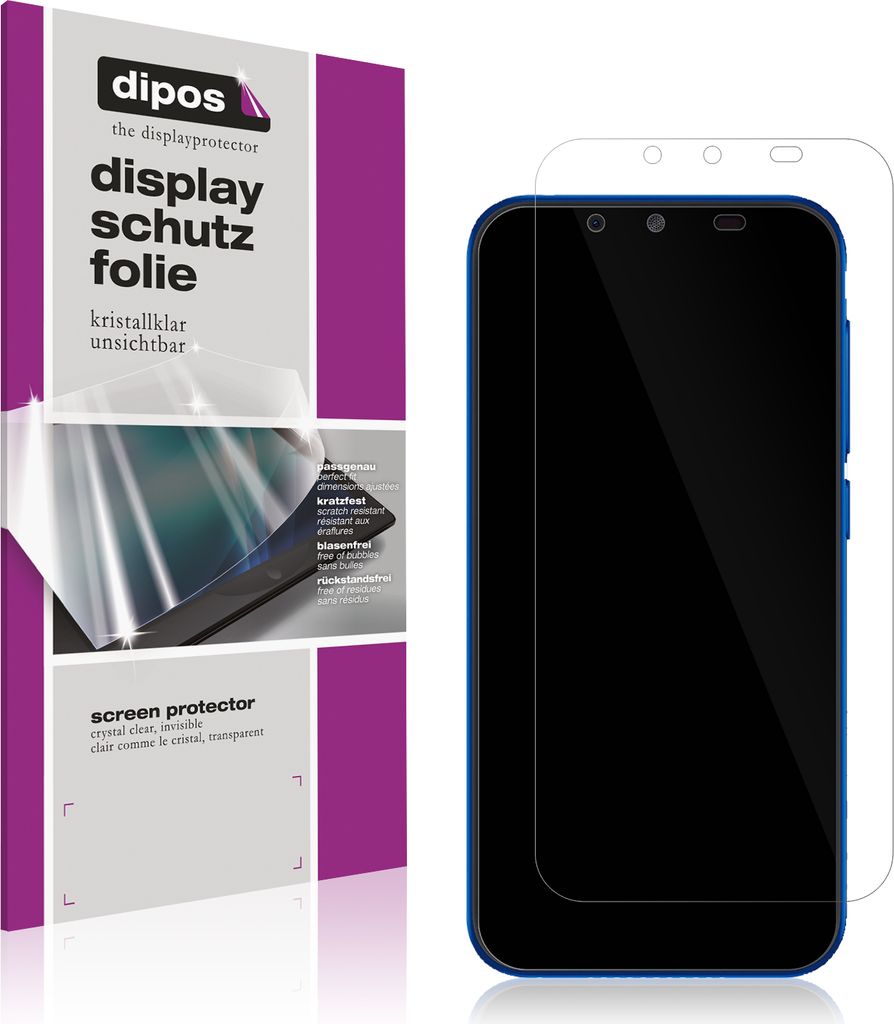 5x Schutzfolie für Hisense Infinity E8 klar Displayschutzfolie Folie Display Schutz dipos