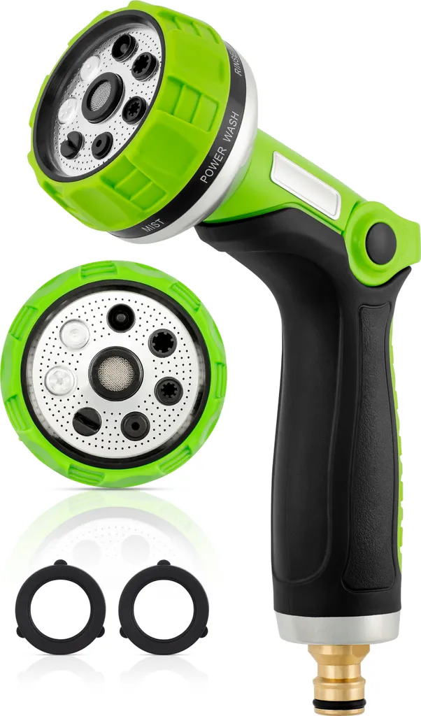 Spruzzatore da Giardino Tillvex - Pistola a Spruzzo Verde 10 in 1