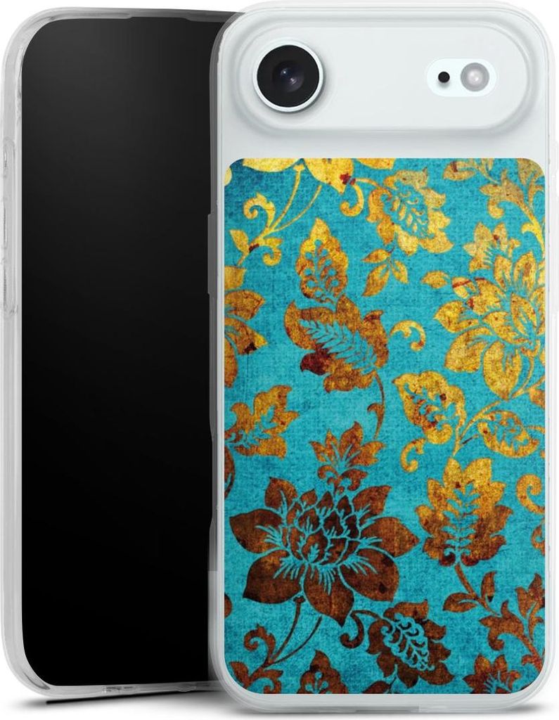 DeinDesign Slim Hülle für Apple iPhone Air Silikon Case Ultra Dünn Handyhülle Blumen Ornamente Vintage