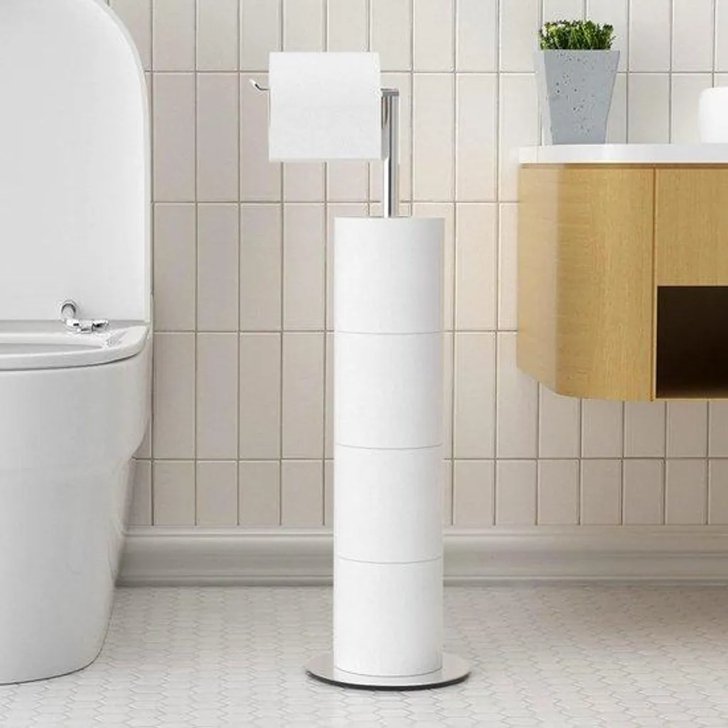 Mécanisme de chasse d'eau sur pied inox - Équipement WC haut de gamme