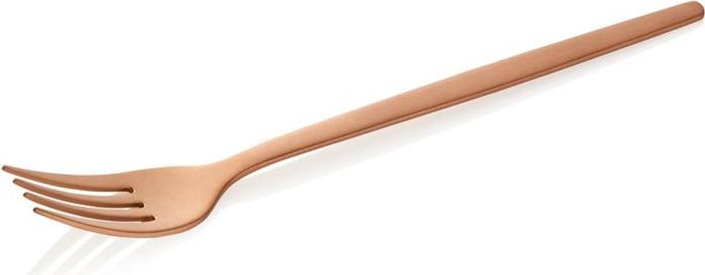 24x Menügabel ALEX BRONZE, mit bronze, matte PVD Beschichtung, 21 cm, Chromnickelstahl 18/10