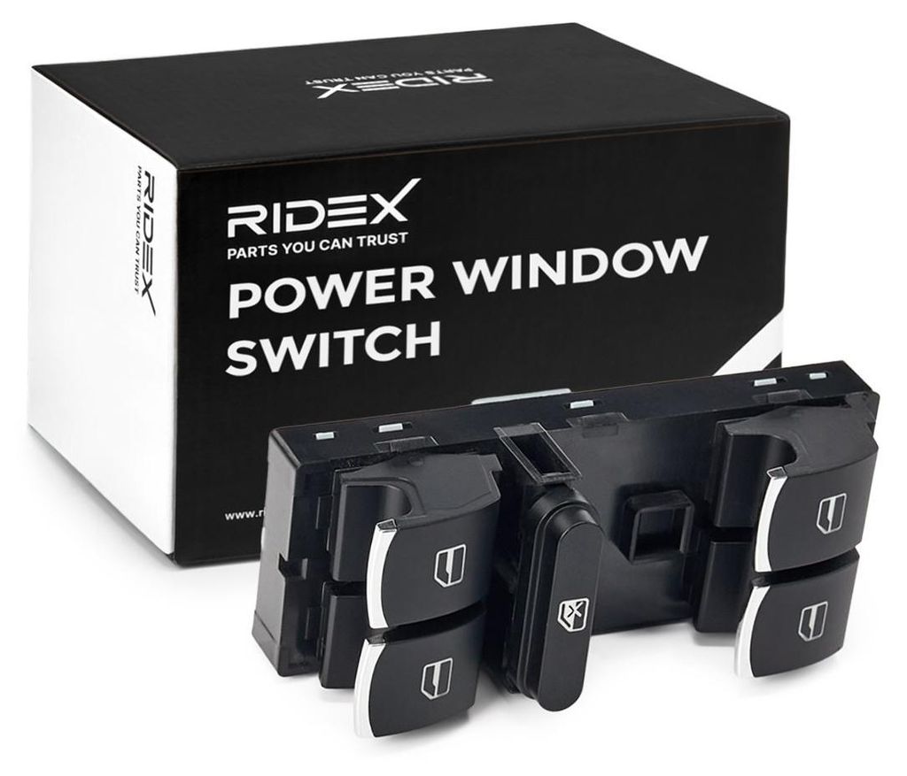 RIDEX 1761S0038 Fensterheberschalter für VW GOLF VI (5K1) Produktbild 